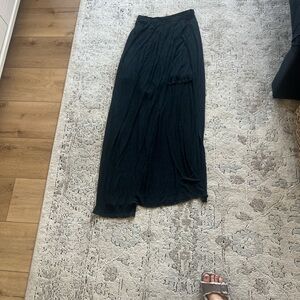 Free People Black Flowing Maxi Skirt
